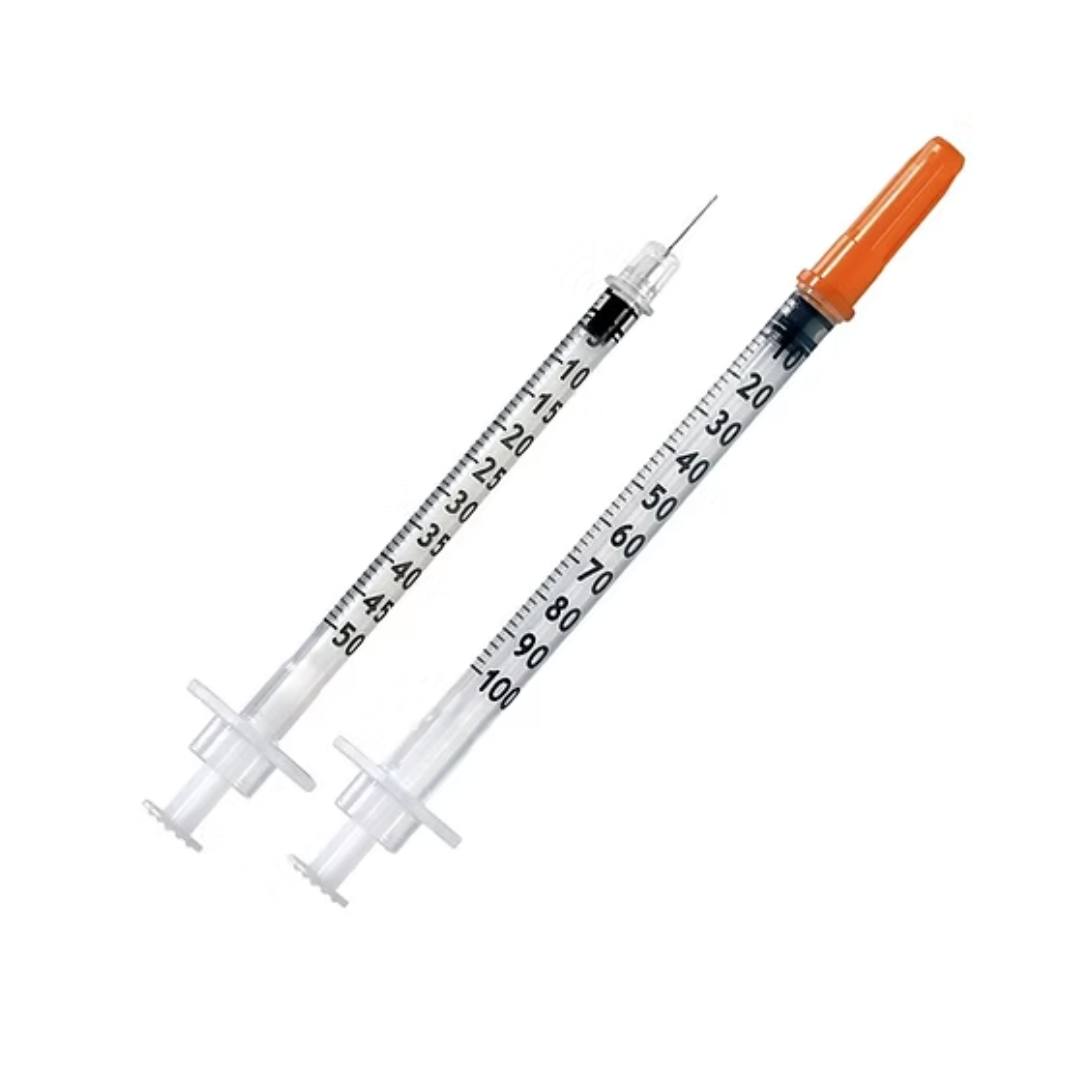 Jeringa para insulina 0.5 ml 31G x 8 mm DL caja con 100 piezas - Imagen 2