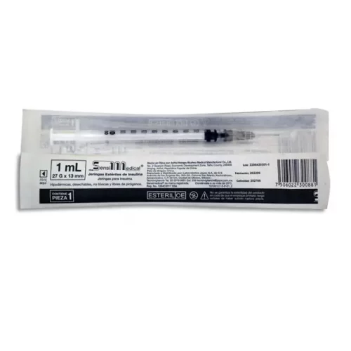 JERINGA PARA INSULINA 27X13